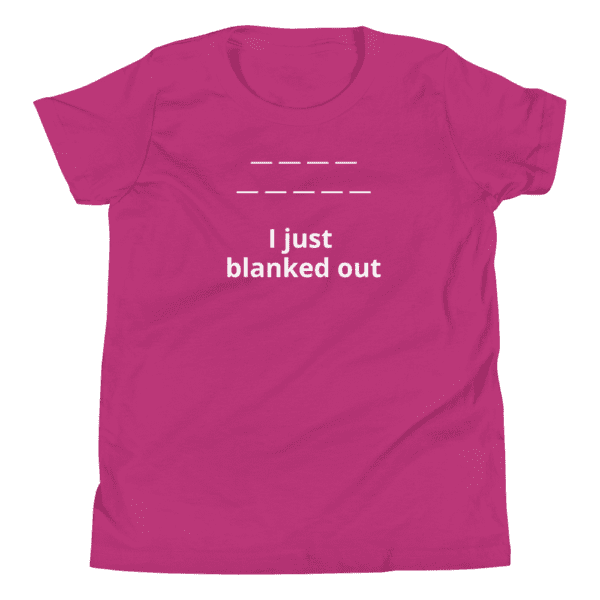 A pink T-shirt