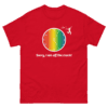 mens-heavyweight-tee-red-front-6267271bda1c0 A red shirt with the words " sorry, i am off the clock !" on it.