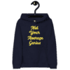 A hoodie with the words not your average genius on it.