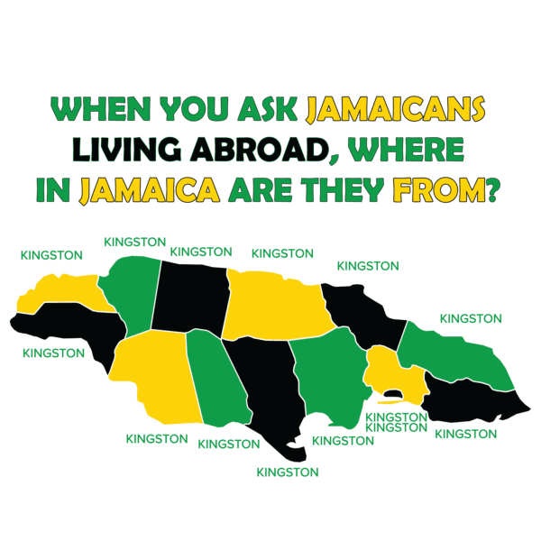 Where Jamaicans abroad say they’re from