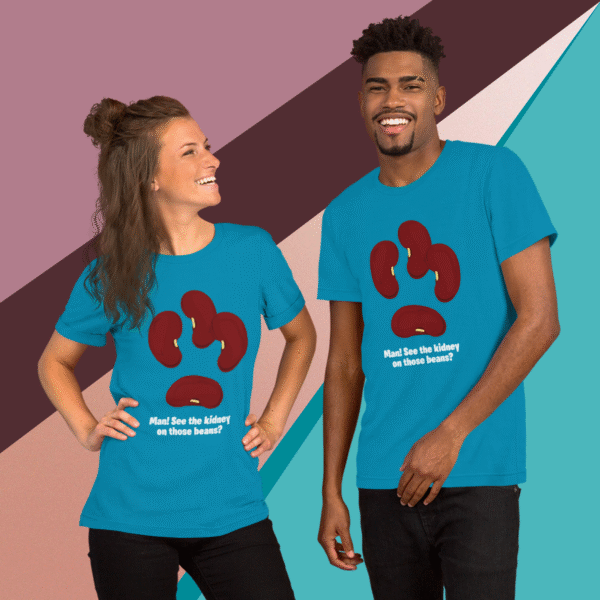 “See the Kidney” (white) Premium Unisex Staple  T-Shirt (Bella + Canvas 3001) - Image 16