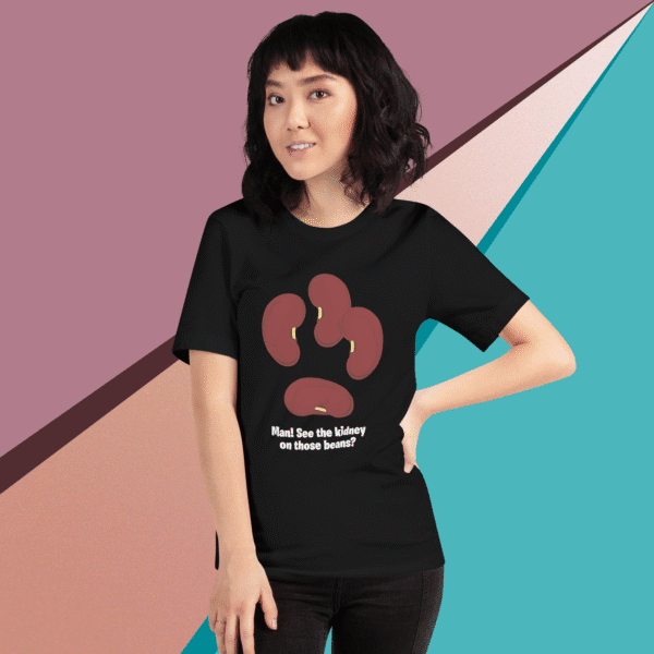 “See the Kidney” (white) Premium Unisex Staple  T-Shirt (Bella + Canvas 3001)
