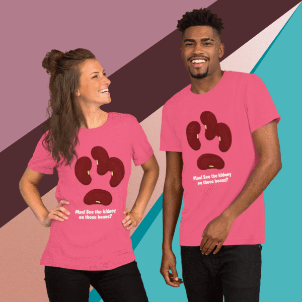 “See the Kidney” (white) Premium Unisex Staple  T-Shirt (Bella + Canvas 3001) - Image 18