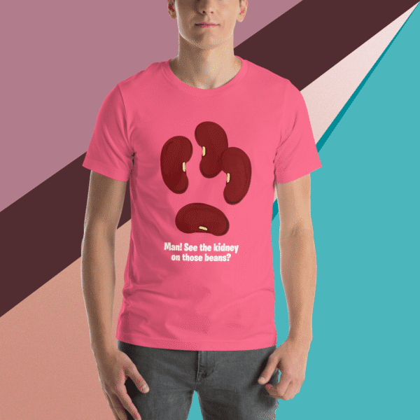 “See the Kidney” (white) Premium Unisex Staple  T-Shirt (Bella + Canvas 3001) - Image 13