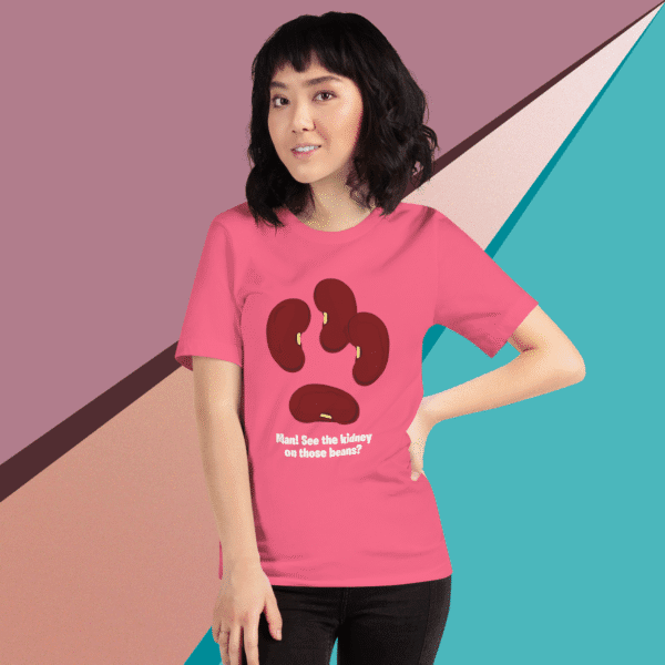 “See the Kidney” (white) Premium Unisex Staple  T-Shirt (Bella + Canvas 3001) - Image 6