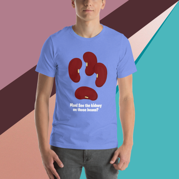 “See the Kidney” (white) Premium Unisex Staple  T-Shirt (Bella + Canvas 3001) - Image 14