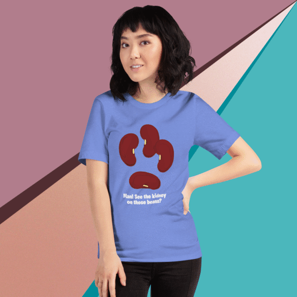 “See the Kidney” (white) Premium Unisex Staple  T-Shirt (Bella + Canvas 3001) - Image 5