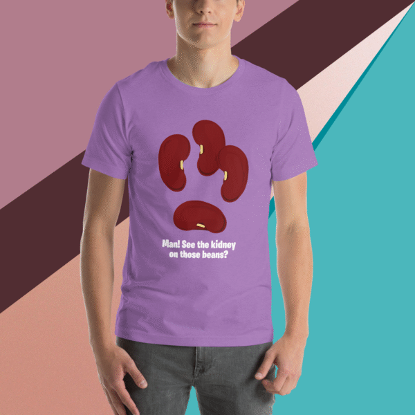 “See the Kidney” (white) Premium Unisex Staple  T-Shirt (Bella + Canvas 3001) - Image 12