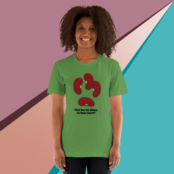”See the Kidney” (black) Premium Unisex Staple T-Shirt (Bella + Canvas 3001) - Image 16