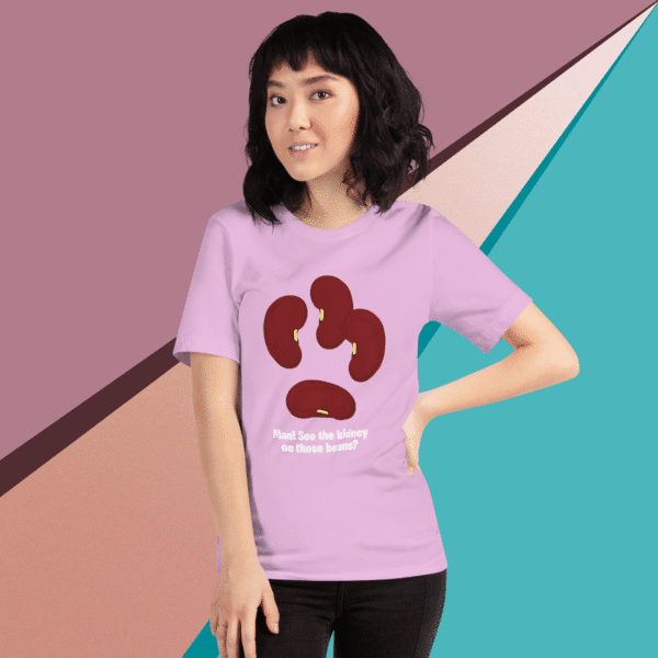 “See the Kidney” (white) Premium Unisex Staple  T-Shirt (Bella + Canvas 3001) - Image 11