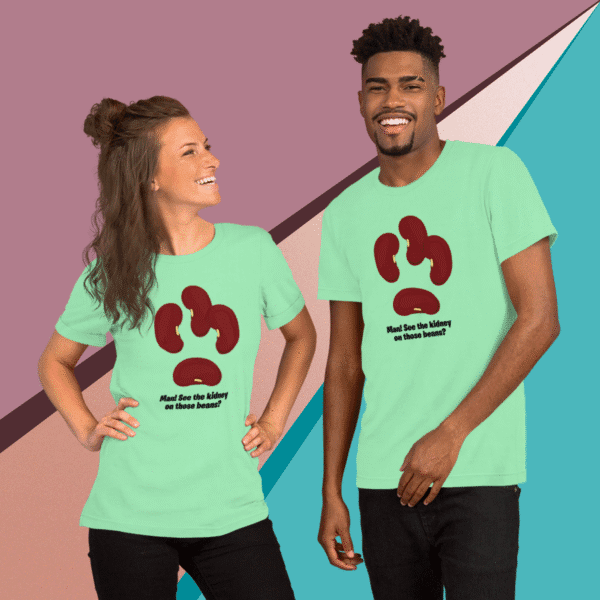 ”See the Kidney” (black) Premium Unisex Staple T-Shirt (Bella + Canvas 3001) - Image 18