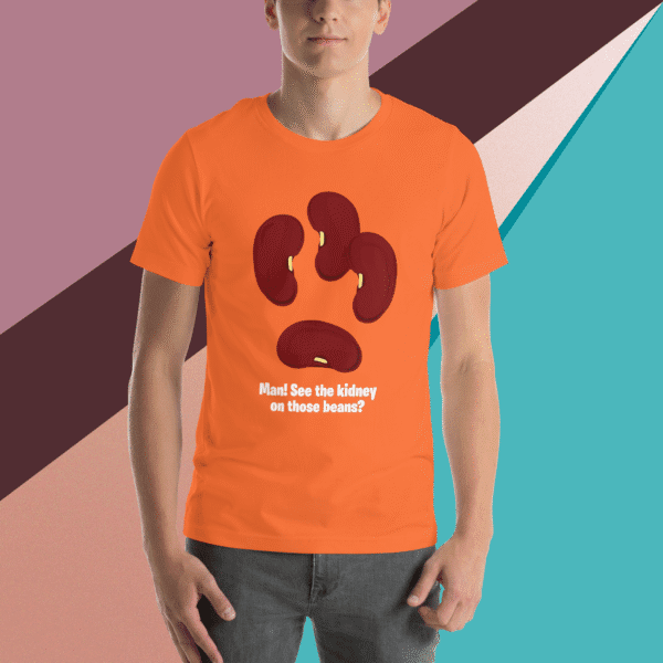 “See the Kidney” (white) Premium Unisex Staple  T-Shirt (Bella + Canvas 3001) - Image 15
