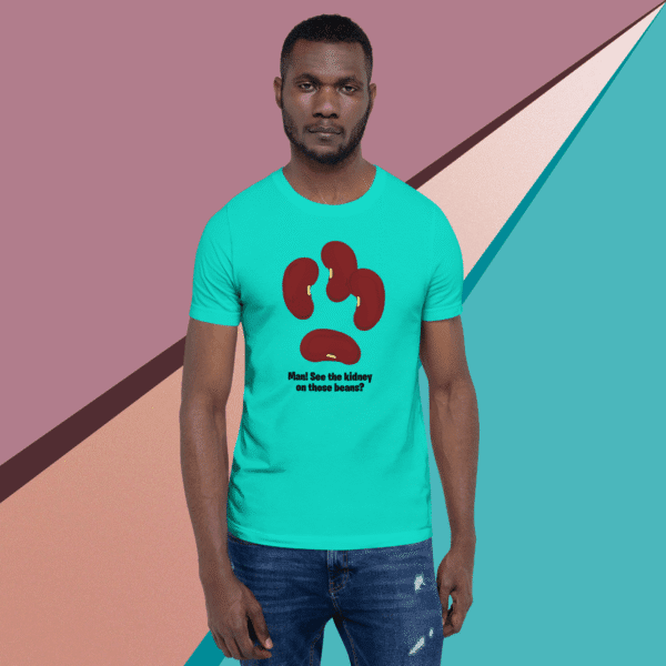 ”See the Kidney” (black) Premium Unisex Staple T-Shirt (Bella + Canvas 3001) - Image 11
