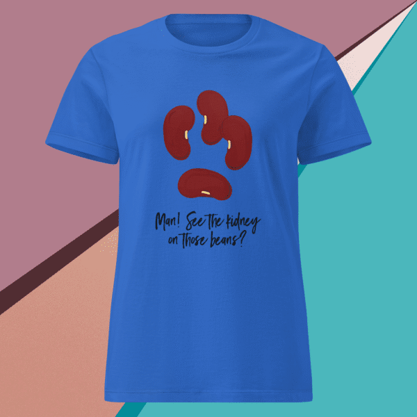 “See the Kidney” (black) Premium Women’s Softstyle T-Shirt (Gildan 64000L) - Image 5