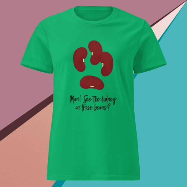 “See the Kidney” (black) Premium Women’s Softstyle T-Shirt (Gildan 64000L)