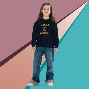 “I just blanked out” (yellow) Premium Youth Unisex Crew Neck Sweatshirt (Gildan 18000B)