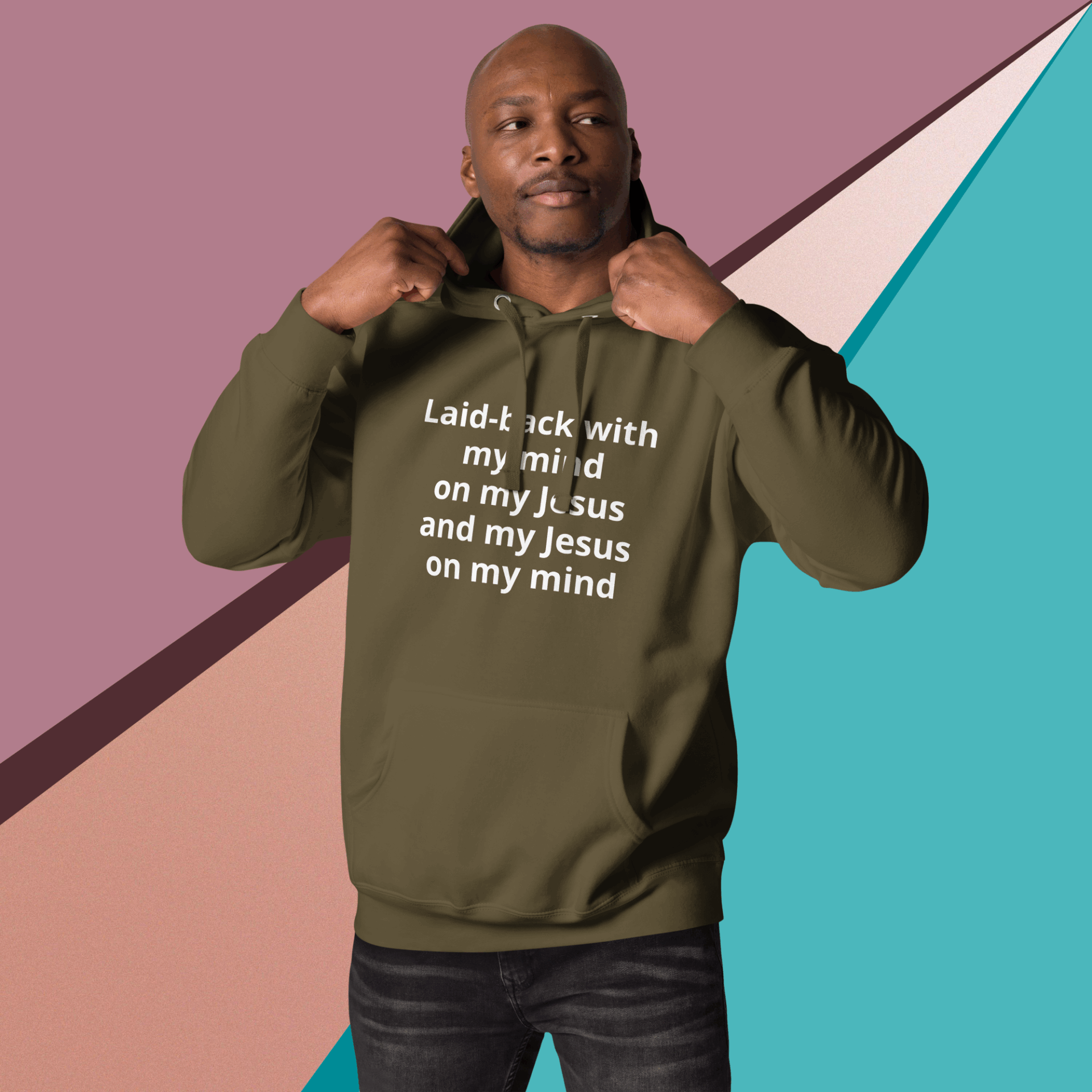 cotton-heritage-m2580-i-unisex-premium-pullover-hoodie-military-green-front-6915980c3336d
